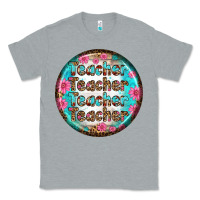 Heather Grey teacher vibe earrings Classic Tee - BundleAndBundleShop