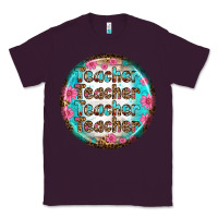 Plum teacher vibe earrings Classic Tee - BundleAndBundleShop