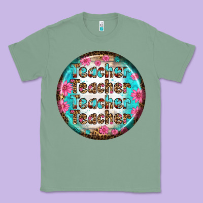 Teacher Vibe Earrings Classic Tee Designed By Bundleandbundleshop