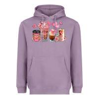 Lavender floral coffee cups Heavyweight Hoodie - JahusDesignShop