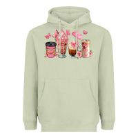Matcha floral coffee cups Heavyweight Hoodie - JahusDesignShop