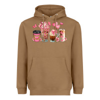 Toasted Coconut floral coffee cups Heavyweight Hoodie - JahusDesignShop