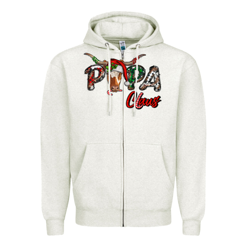 Papa Claus Zipper Hoodie by RanaPortraitStore | Teevron