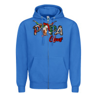 True Royal papa claus Zipper Hoodie - RanaPortraitStore