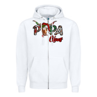 White papa claus Zipper Hoodie - RanaPortraitStore