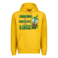 Lemon iced coffee and luck Premium Hoodie - MaliasSmallBusiness