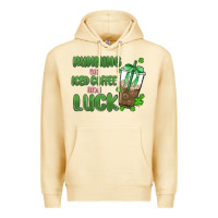 Pina Colada iced coffee and luck Premium Hoodie - MaliasSmallBusiness