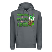 Rock iced coffee and luck Premium Hoodie - MaliasSmallBusiness
