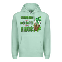 Seafoam iced coffee and luck Premium Hoodie - MaliasSmallBusiness