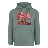 Sage pink christmas trees Heavyweight Hoodie - AdoDesignShop