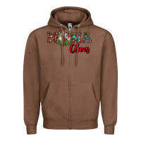 Chestnut mama claus Zipper Hoodie - RanaPortraitStore