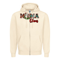 Sandshell mama claus Zipper Hoodie - RanaPortraitStore