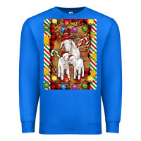 True Royal Christmas goat family Premium Sweatshirt - Artiststas