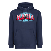 Navy mama lightning bolt Heavyweight Hoodie - JahusDesignShop