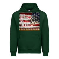 Forest Green fuck around and find out Urban Hoodie - MaliasSmallBusiness