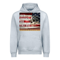 Heather Grey fuck around and find out Urban Hoodie - MaliasSmallBusiness