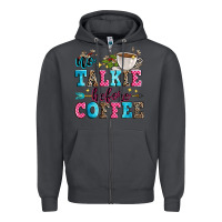 Smoke no talkie before coffee Zipper Hoodie - Zillion Design Studio