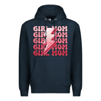 Navy girl mom Premium Hoodie - MaliasSmallBusiness