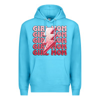 Ocean Blue girl mom Premium Hoodie - MaliasSmallBusiness