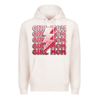Pale Pink girl mom Premium Hoodie - MaliasSmallBusiness
