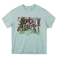 Arona Baby's First Christmas Heavy Core Tee - CowhideDigitalArt