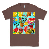 Chestnut fruits tie dye seamless pattern Classic Tee - Zillion Design Studio