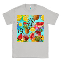 Moon Dust fruits tie dye seamless pattern Classic Tee - Zillion Design Studio