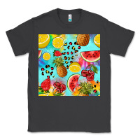 Smoke fruits tie dye seamless pattern Classic Tee - Zillion Design Studio