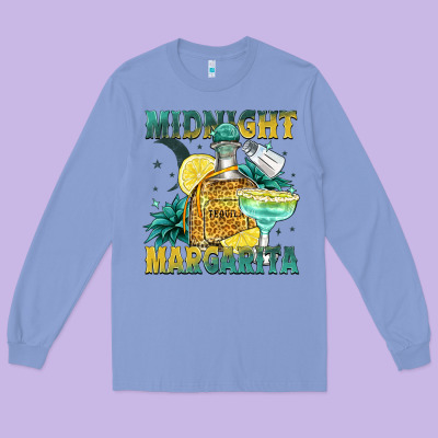Midnight Margarita Long Sleeve Tee Designed By Zillion Design Studio