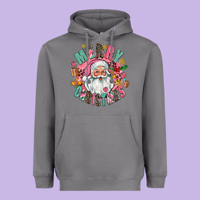 Merry Christmas Santa Heavyweight Hoodie Designed By Adodesignshop