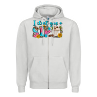 Dove Grey i don't give a sip Zipper Hoodie - Zillion Design Studio