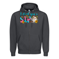 Smoke i don't give a sip Zipper Hoodie - Zillion Design Studio