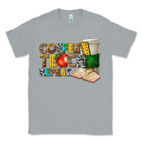 Heather Grey coffee teach repeat Classic Tee - texasbilliewilder