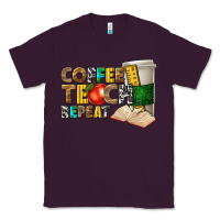 Plum coffee teach repeat Classic Tee - texasbilliewilder