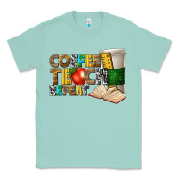 Seafoam coffee teach repeat Classic Tee - texasbilliewilder
