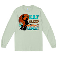 Matcha eat sleep basketball repeat Long Sleeve Tee - texasbilliewilder