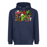 Navy lpn christmas nurse with Heavyweight Hoodie - AdoDesignShop