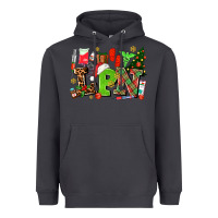 Smoke lpn christmas nurse with Heavyweight Hoodie - AdoDesignShop