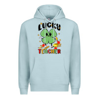 Blue Mist lucky teacher Premium Hoodie - MaliasSmallBusiness
