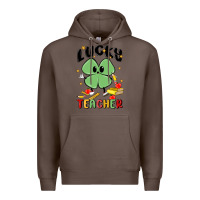 Coffee lucky teacher Premium Hoodie - MaliasSmallBusiness