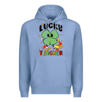 Colony Blue lucky teacher Premium Hoodie - MaliasSmallBusiness