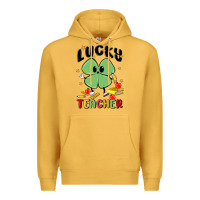 Mustard lucky teacher Premium Hoodie - MaliasSmallBusiness