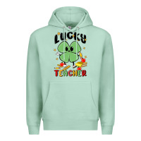 Seafoam lucky teacher Premium Hoodie - MaliasSmallBusiness