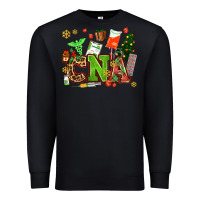 Black cna christmas Premium Sweatshirt - AdoDesignShop