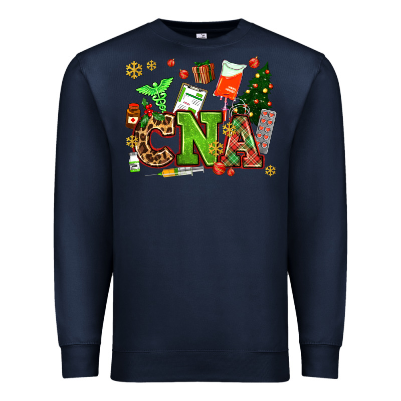 Cna Christmas Premium Sweatshirt by AdoDesignShop | Teevron