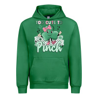 Emerald too cute to pinch Urban Hoodie - MaliasSmallBusiness
