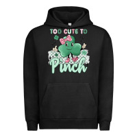 Pigment Black too cute to pinch Urban Hoodie - MaliasSmallBusiness