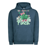 Pigment Midnight Navy too cute to pinch Urban Hoodie - MaliasSmallBusiness