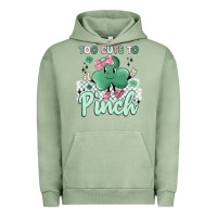 Pigment Oil Green too cute to pinch Urban Hoodie - MaliasSmallBusiness