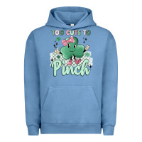 Pigment Pebble Blue too cute to pinch Urban Hoodie - MaliasSmallBusiness